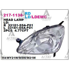 DEPO-DPO-217-1138L-LDEMC FAR CRV 01-04 ELEKTRİKLİ BEYAZ SOL